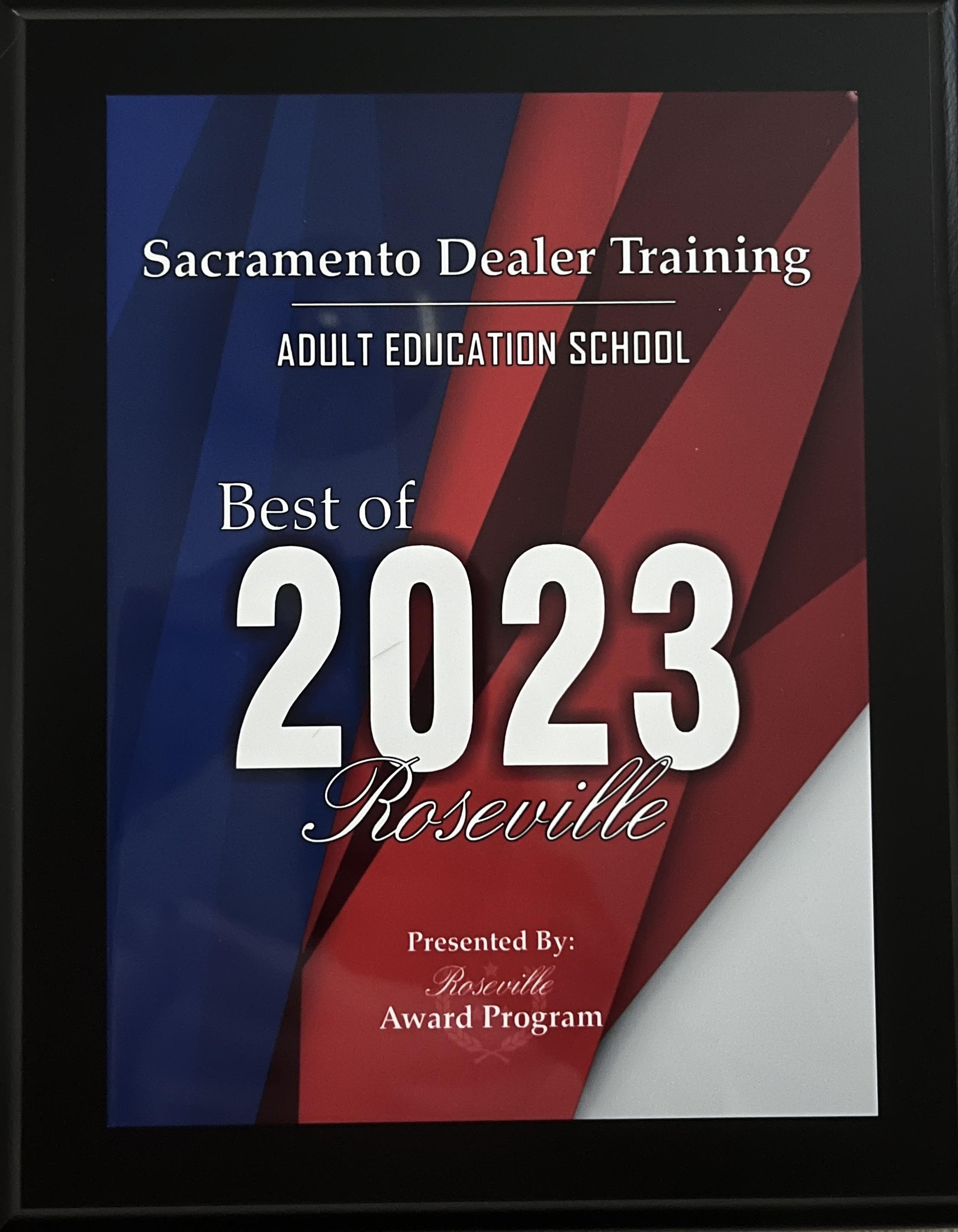 Sacramento Dealer Training Best of 2023 Roseville